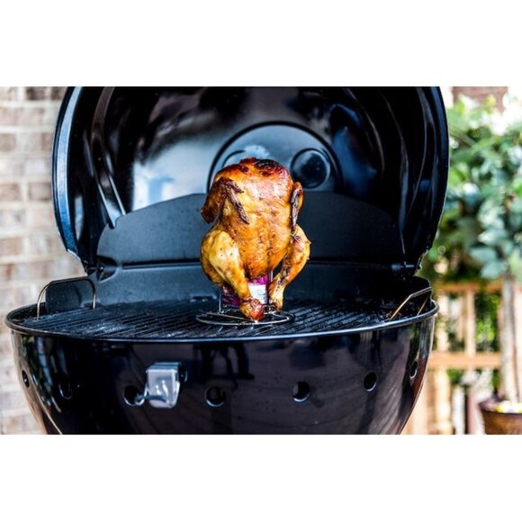 CharBroil Char-Broil Folding Beer Can Chicken Cooker Roasting Rack NWT - Picture 4 of 7